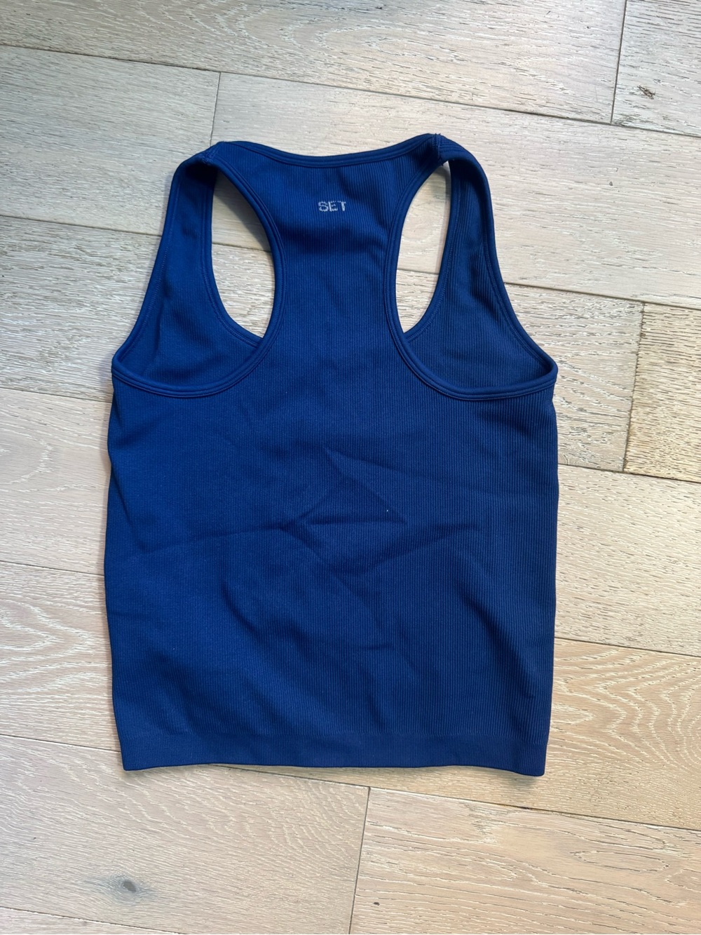 SET Active Deep Navy Racerback Tank - Picture 3 of 3